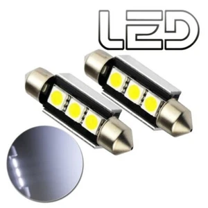 2 Bombillas Lanzadera C5W LED Blanco C5W 36MM 36mm Resistores ODB Luz Placa - Bild 1 von 2