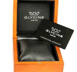 Glycine Uhrenbox und Garantiekarte aus Holz, NEU - OHNE UHR - Bild 1 von 6