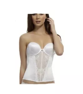 Jezebel Caress Too Trägerloses Bustier 30533 Weiß Größe 36D 1320 - Bild 1 von 2