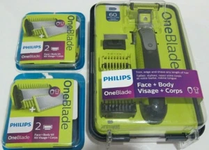 Philips QP2630/21 OneBlade Face + Body Hair Hybrid Shaver Styler+ 2 X 2pk Blade) - Picture 1 of 1