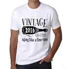 Ultrabasic Homme Tee Shirt Vieillissement Comme Un Bon Vin 2016 Aging Like A