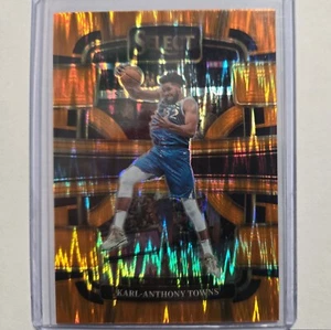 2023-24 Select KARL-ANTHONY TOWNS Orange Flash Prizm Concourse 5 Timberwolves - Imagen 1 de 2