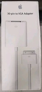 Apple Genuine A1368 VGA Adapter for iPad, iPhone, iPod Touch New MC552ZM/B - Picture 1 of 3