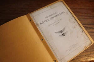 1933 Cadillac LaSalle Preliminary Service Information, rebound original manual - Picture 1 of 3