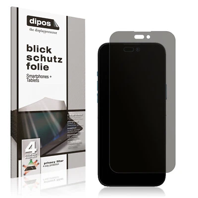 Protector de Pantalla para Apple iPhone 14 Pro Max Filtro de Privacidad Protección 4 Vías Foto 1 de 4