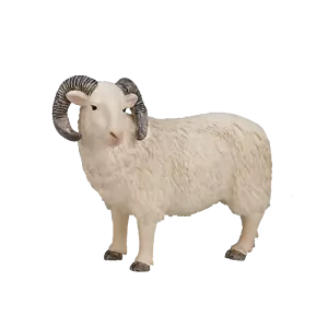 Mojo OVEJA RAM animales de granja juguetes campo figuras de vida silvestre rural modelos - Imagen 1 de 6