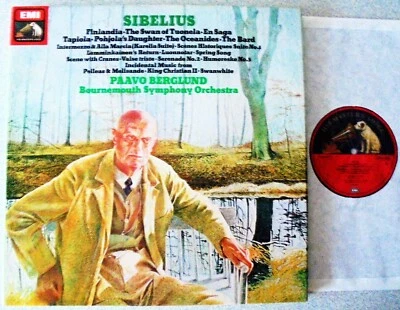 Music of Sibelius Ida Haendel Taru Valjakka Paavo Berglund HMV SLS 5269 S/C NM - Image 1 of 4