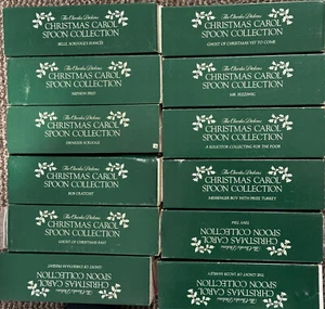 12er Set WEIHNACHTSLIED Zinnlöffel - Bild 1 von 3