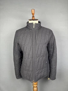 Bikkembergse Mens Jacket Size XL Gray Lana Full Zipper Long Sleeve - Picture 1 of 10