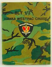 BLT 1/3 1978 Hawaii Westpac Deployment Cruise Book