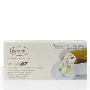 Ronnefeldt Tee Grüntee Bio Sencha Orange & Lime LeafCup 15 x 2,5g - Bild 1 von 1