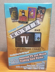 NON-SPORTS Super Vintage Series Movie & TV Collector Cards SEALED BOX 20 PACKS K - Picture 1 of 6