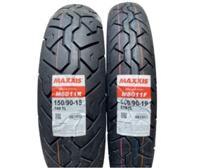 Pareja De Neumáticos De Moto 100/90-19 150/90-15 MAXXIS M-6011 H TL - Imagen 1 de 2