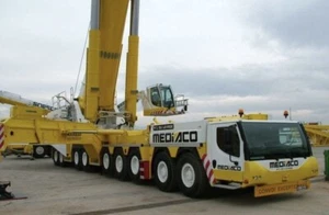 1:50 Camion Gru - mobil crane Liebherr LTM 11200 NZG 732/05 "Mediaco" - Imagen 1 de 15