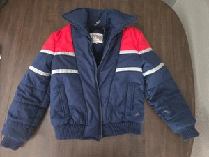 STORM STOPPER OUTERWEAR by FIELDSTON Vintage Boys Size 12 Red White & Blue - Picture 1 of 11