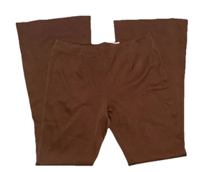 Pantalones Princess Polly Acampanados Marrón Cremalleras Espalda Talla 8 - Imagen 1 de 6