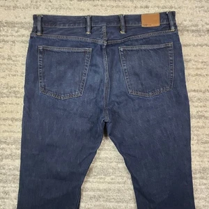 Gap 1969 Jeans Mens 36x32 Standard Straight Dark Wash Blue Measure 38x32 - Picture 1 of 11