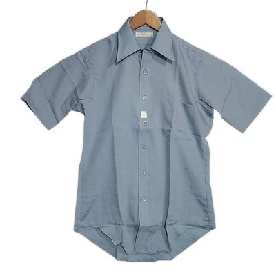 Винтажная футболка на пуговицах Career Club Ashton Hall Ultressa с коротким рукавом 15 Regent 70-е  - Изображение 1 из 4