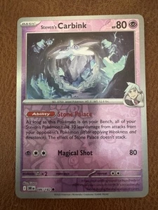 Steven’s Carbink 86/182 (Reverse Holo) Pokemon TCG Destined Rivals - Picture 1 of 1