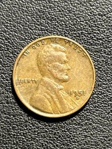 1951 D Lincoln Wheat Penny Cent Denver Mint Circulated - Picture 1 of 2