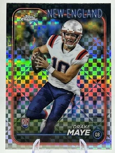 2024 Topps Chrome - Rookies Drake Maye #203 X-Fractor (RC) - Imagen 1 de 2