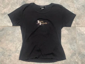 Harley Davidson Motorcycles  Women’s T-Shirt Size Large Short Sleeve Rhinesones - Picture 1 of 5