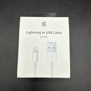 Apple Lightening to USB Cable (2m) New Sealed Box - A1510 - MD819ZM/A - Zdjęcie 1 z 3