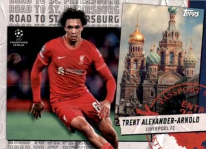 2021 Topps UEFA Champions League Road to St. Petersburg Trent Alexander-Arnold - Picture 1 of 2