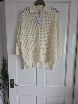 Reiss Ladies Reika Stitch Knit Jumper Size S Brand New with Tags - Image 1 of 3