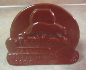 FRANKOMA FFCA 1998 BROWN PLAQUE SIGN W/PUMA - Picture 1 of 3