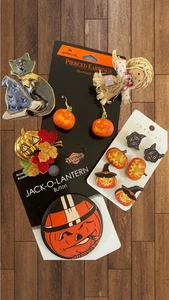 Lustiges gemischtes Halloween Schmuck Set ~ Neu/Vintage Retro Ohrringe ~ Avon ~ Pfeife - Bild 1 von 1