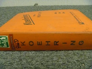 Koehring 866D Excavator Master Parts Catalog Manual xz - Picture 1 of 1