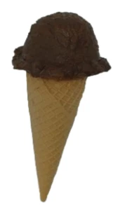 Display Fake Food Prop Eistüte Schokolade Neu - Bild 1 von 2