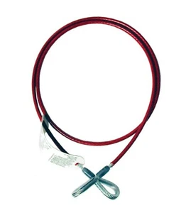MSA FP3267506, Anchor Sling, 6' Length, 3/8" Wire Rope Clip, OSHA Approved, Red - Picture 1 of 1