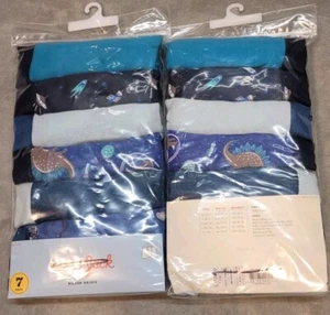 Lot 2 Pack Boys Boxer Briefs Cat & Jack Size L 12-14 Underwear Blue 14 Total - Picture 1 of 1
