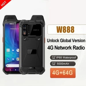 Teléfono inteligente resistente UNIWA W888 IP68 versión global IP68 Android 11 radio de red - Imagen 1 de 9