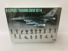 Hasegawa US Air Force Pilot / Ground Crew Set B X48-5 1/48 Model Hobby Kit Japan