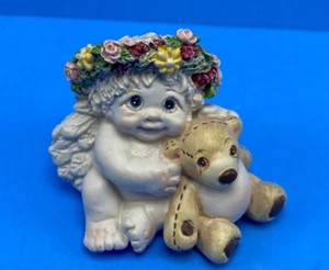Vintage Dreamsicles DC020 Cherub Angle "Playmates" Teddy Bear - Picture 1 of 6