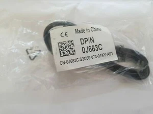 New Dell OEM Ireland / UK 240V 90cm 3 Prong "Mickey Mouse" Power Cord - J663C - Picture 1 of 1