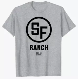 Dallas TV Series Southfork Ranch (SF) Gray T-Shirt Small Men’s - Picture 1 of 1