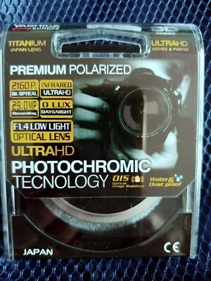 Yashica Premium Polarized 49-52mm CPL Ultra Hd-Olux-Day&night Pol Filter (Japan) - Image 1 of 4
