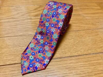 Altea Italy Silk Mens Tie Ties Necktie Roses Classic Dress Luxury Multicolor #3 - Изображение 1 из 4
