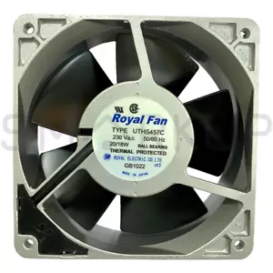 New In Box ROYAL FAN UTHS457C High-temperature Fan 230VAC 20/18W - Picture 1 of 4