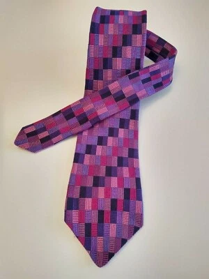 Corbata de seda geométrica Paul Stuart Foto 1 de 2