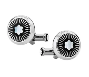 Gemelos Montblanc Star Emblem para hombre 123809 / FEDEX - Imagen 1 de 5