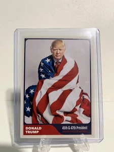 Donald Trump 45th & 46TH U.S President Custom Made Trading Card - Picture 1 of 2