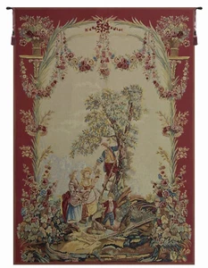 Tapiz francés para colgar en la pared Le Temps des Cerises arte tejido de alta gama 57" x 81,5" - Imagen 1 de 10