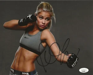 Paige VanZant VERA FOTO FIRMATA A MANO #1 JSA COA autografata boxer lottatore - Foto 1 di 2