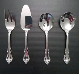 Supreme Cutlery by Towle Stainless Steel Assorted 4pc Serving Set - Picture 1 of 11