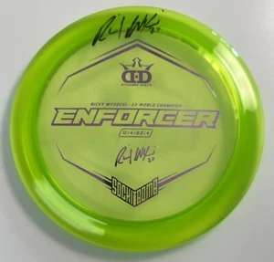 Autographed Ricky Wysocki Lucid Ice Enforcer Dynamic Discs Golf New Sockibomb - Picture 1 of 1